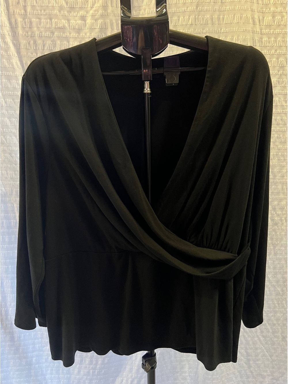 J Jill Wearever Collection Sz 2X Wrap Style Top